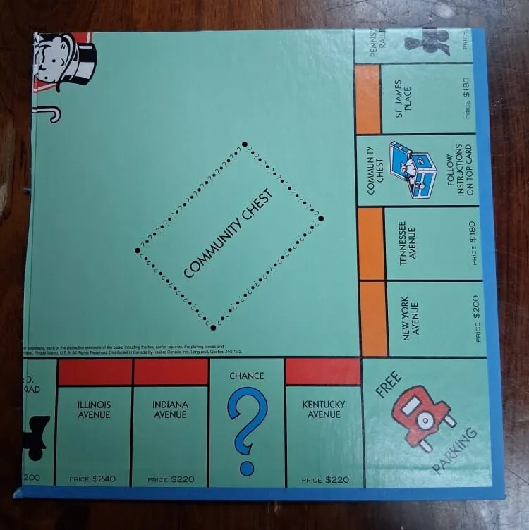 Monopoly Corner Clock view 3